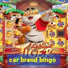 car brand bingo